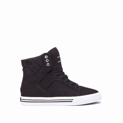 Gyerek Supra SKYTOP Magasszárú Cipő HU418379 Fekete